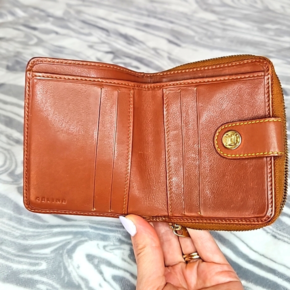 Celine Macadam Logo Bi-fold with Zip Compartment Wallet - Picture 7 of 14